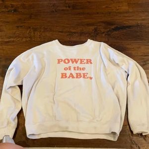 Crew neck- power of the babe